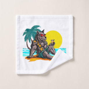 hombre lobo de vacaciones