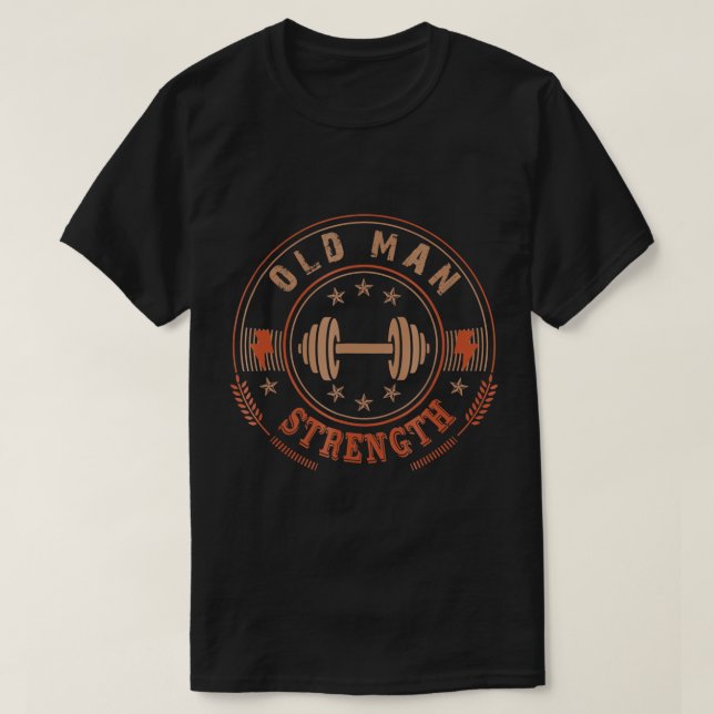 Hombre mayor fuerza gitano camiseta camiseta de pa (Diseño del anverso)