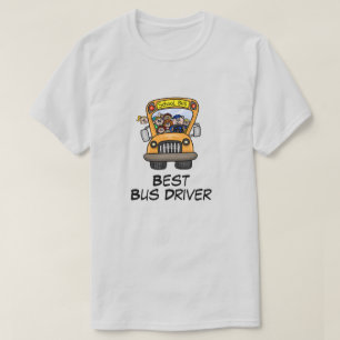 Hombre - Mejor camiseta de conductor de autobús es