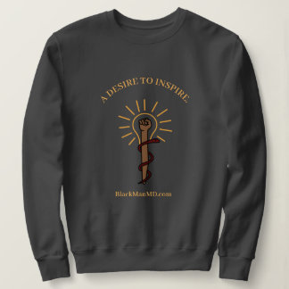 Hombre Negro, Doctor Sudadera gris de Unisex