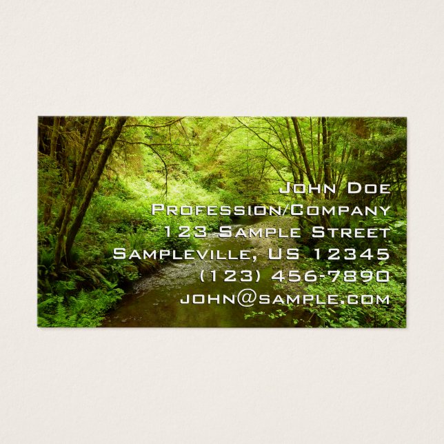 Hombre perdido en el parque nacional Redwood (Frente)