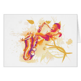 Hombre que juega estilo chillón de la acuarela del