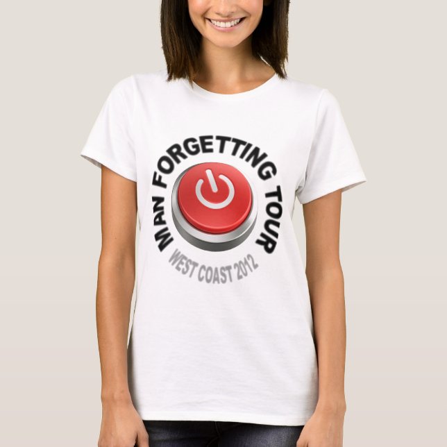 Hombre que olvida la camiseta del viaje (Anverso)