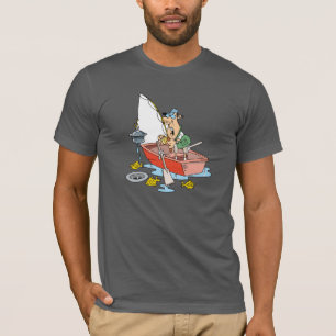 Hombre que pesca la camiseta para hombre