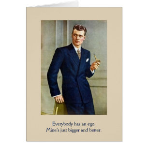 Hombre retro - Más grande y mejor ego,