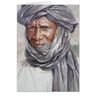 Hombre Turbaned del Tuareg