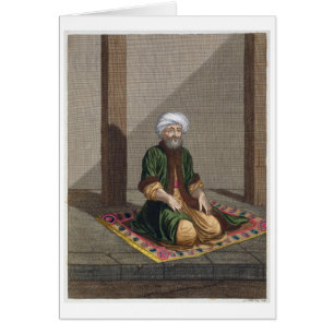 Hombre turco, rogando, siglo XVIII (grabado)
