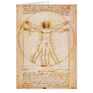 Hombre Vitruviano - Leonardo Da Vinci - Cutomisabl