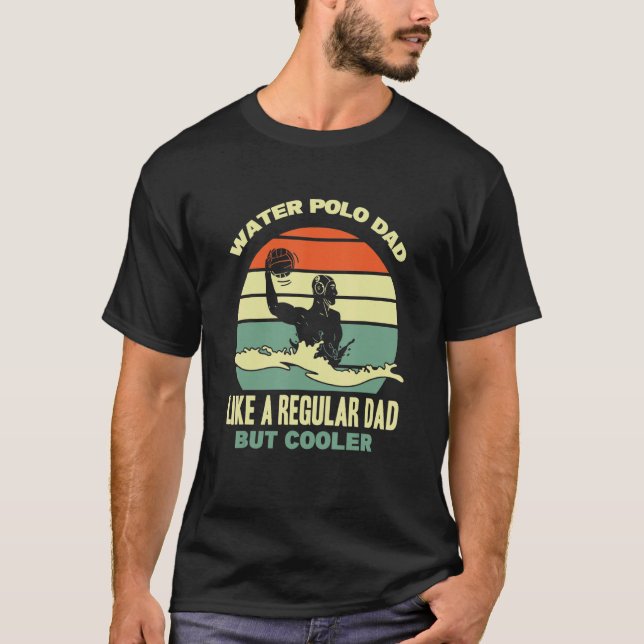 Hombres Agua Polo Papá Waterpolo Jugador Nadar W (Anverso)