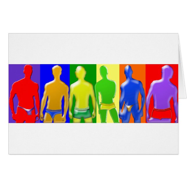 Hombres arcoiris (Anverso (Horizontal))