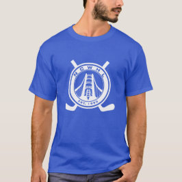 Hombres azules de la camiseta de la división