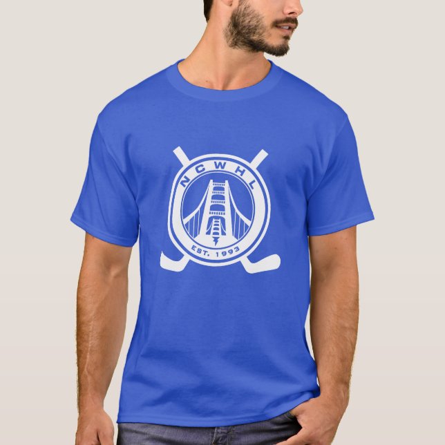 Hombres azules de la camiseta de la división (Anverso)