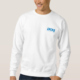 Hombres - Blanco - Suéter - Logo azul DCH