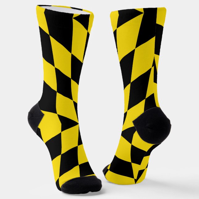 Hombres calcetines con bandera de Munich, Baviera (Angular)