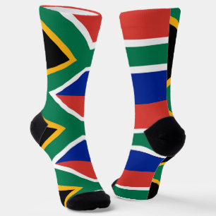 Hombres calcetines con bandera de Sudáfrica