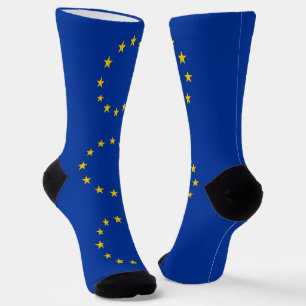 Hombres calcetines de tripulación con bandera de l