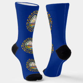 Hombres calcetines de tripulación con bandera de N