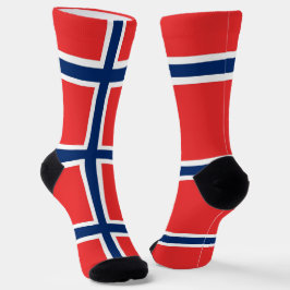 Hombres calcetines de tripulación con bandera de N