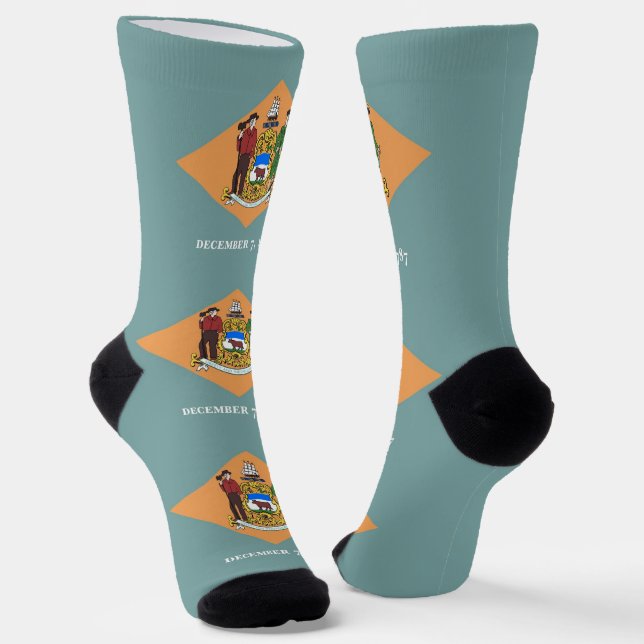 Hombres calcetines de tripulación sostenibles con  (Angular)