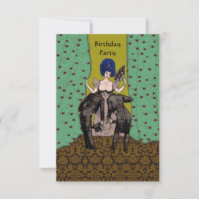 Hombres calvos ~ Invitaciones / RSVP (Anverso)