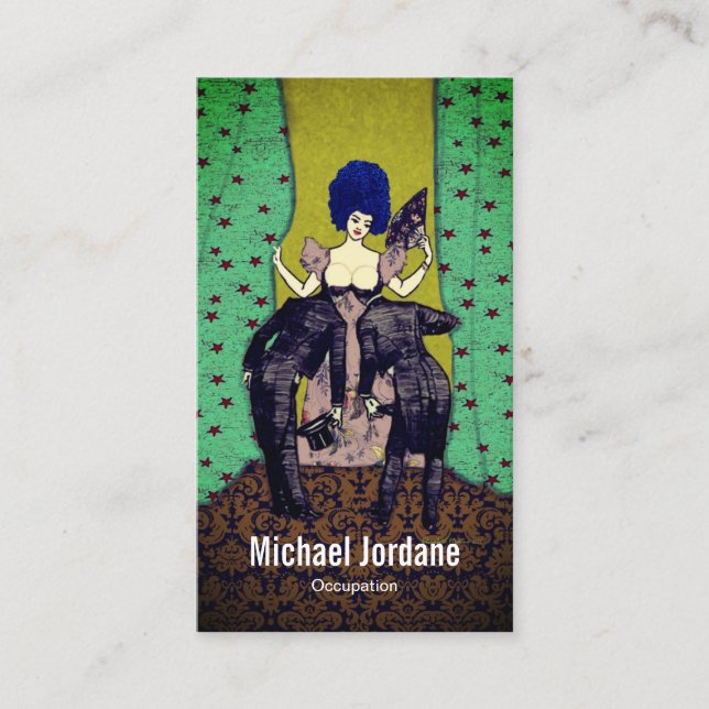 Hombres calvos - Tarjeta de visita (Anverso)