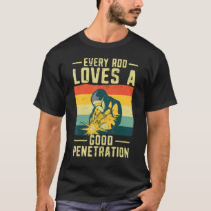 Hombres Camiseta Vintage Soldador Cada barra ama u