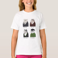 HOMBRES CATS Chicas Camiseta Básica