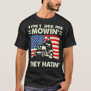 Hombres Césped Maullando Camisetas Me Ven Maulland