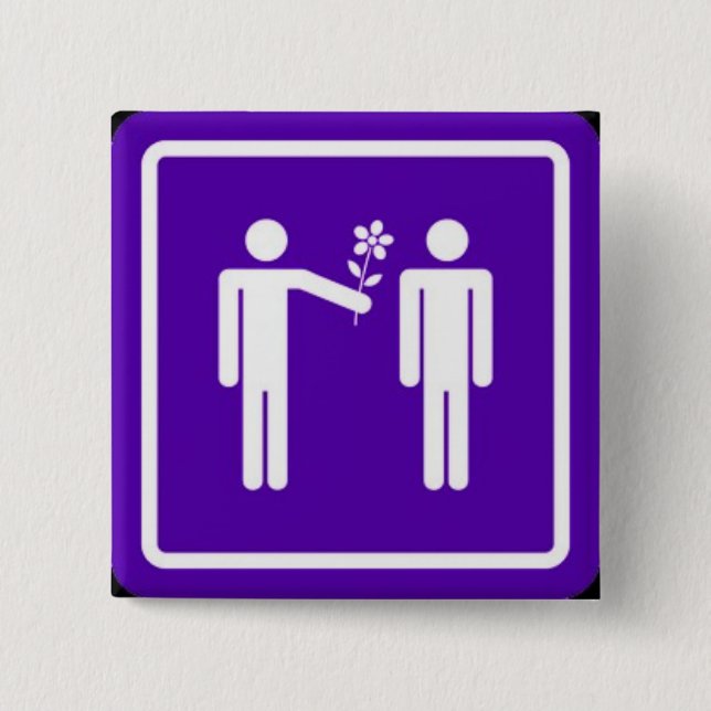 "Hombres con el botón de la flor" (Anverso)