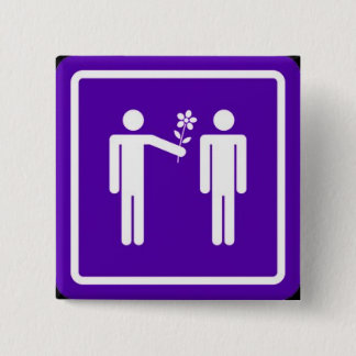 "Hombres con el botón de la flor"