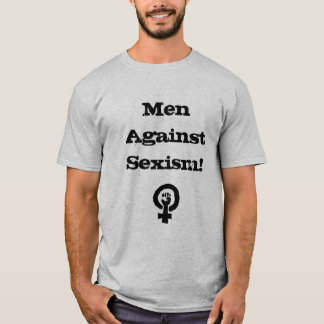 Hombres contra la camisa del sexismo