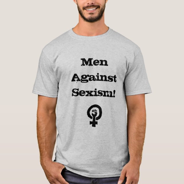 Hombres contra la camisa del sexismo (Anverso)