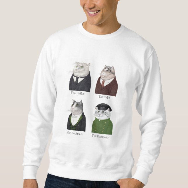 HOMBRES CUIDADOS Camisas sudaderas básicas masculi (Anverso)