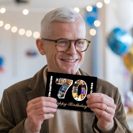 Hombres de 70 años de edad Foto tarjeta de 70 años