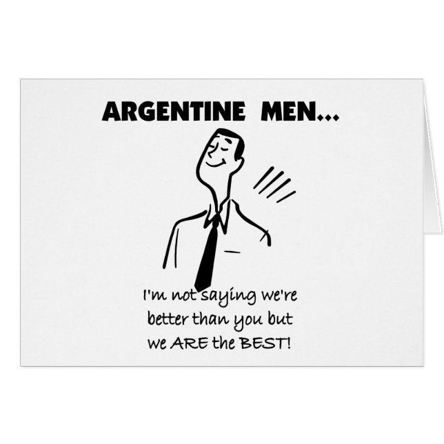 Hombres de Argentina (Anverso (Horizontal))
