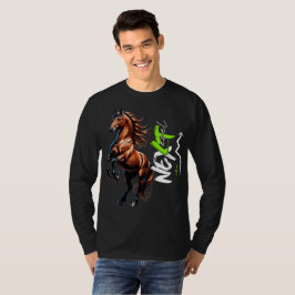 hombres de caballo camisetas animales ilustracion 