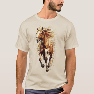 hombres de caballo camisetas animales ilustracion