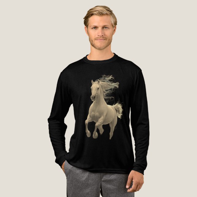 hombres de caballo camisetas animales ilustracion  (Anverso Completo)