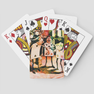 Hombres de cartas divertidos