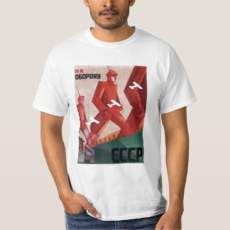 Hombres de la camiseta de la propaganda de CCCP