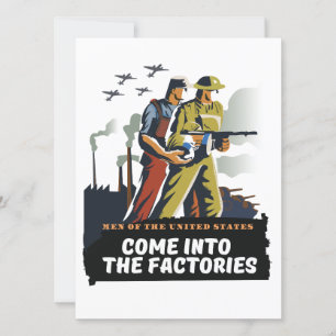 Hombres de los Estados Unidos, cartel de la SGM