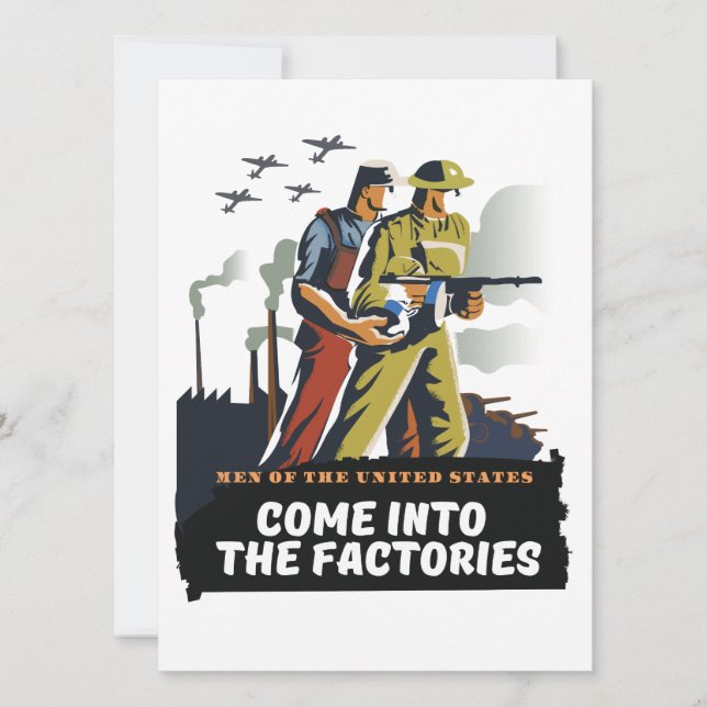 Hombres de los Estados Unidos, poster de la Segund (Anverso)