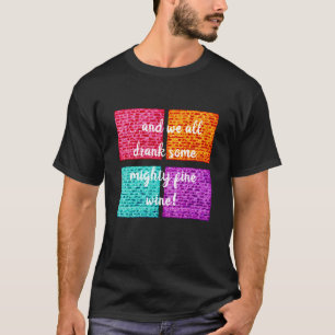 Hombres de Pascua Oscuro Camiseta Graciosa