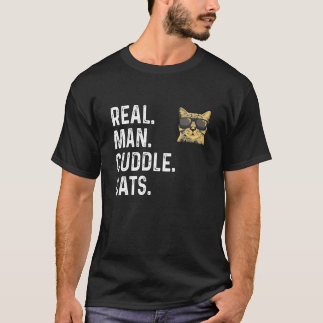 Hombres de verdad acurrucaron la camiseta de los g (Anverso)