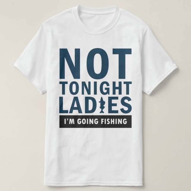 Hombres divertidos y camisa sarcástica de la pesca (Diseño del anverso)