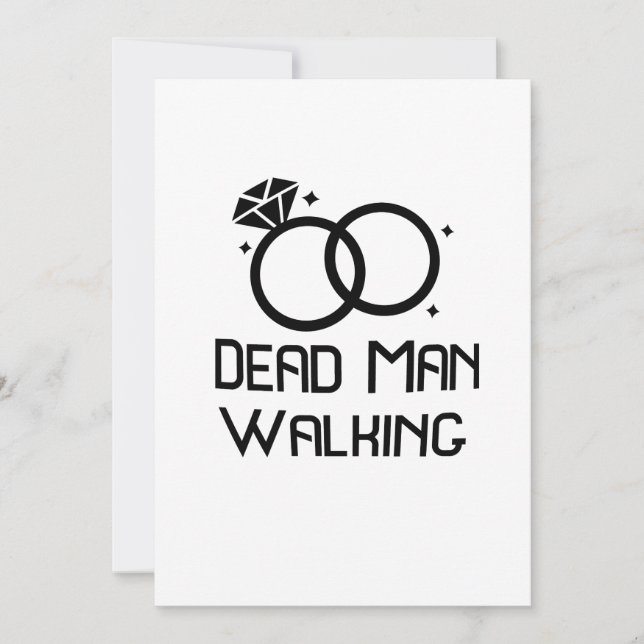 Hombres, El Groom Se Casó Con Un Gracioso Regalo (Anverso)