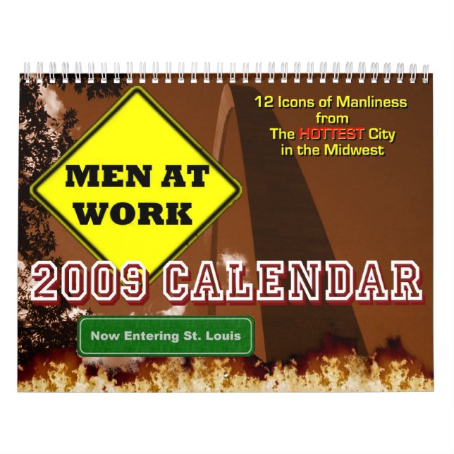 Hombres en el trabajo - calendario 2009 (Tapa)