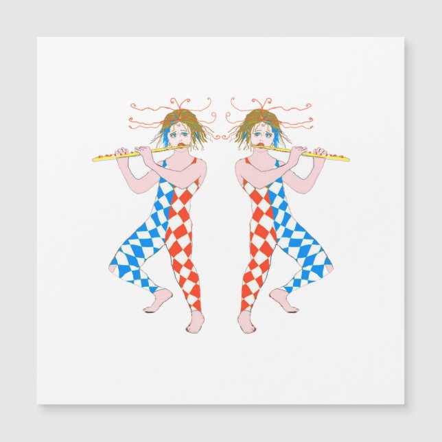 Hombres flautos (Anverso)