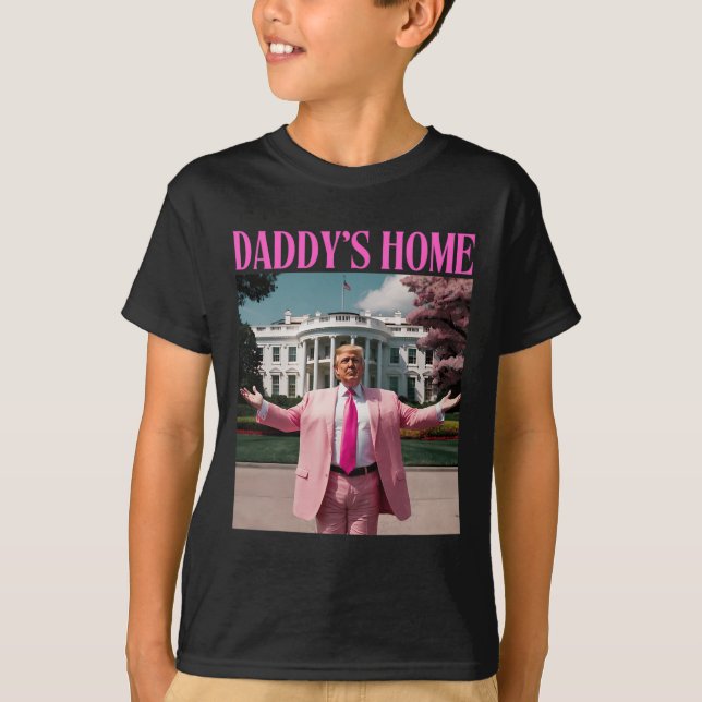 Hombres Hogares de la Camisa de Trump divertida (Anverso)