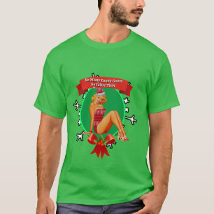 Hombres Navidades entregan tantas camisetas de car